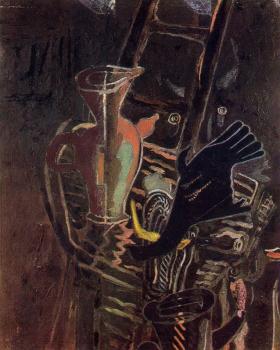 Georges Braque : Still life with Stairs